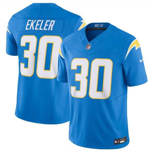 Men & Women & Youth Los Angeles Chargers #30 Austin Ekeler Blue 2023 F.U.S.E. Vapor Untouchable Limited Stitched Jersey->los angeles chargers->NFL Jersey